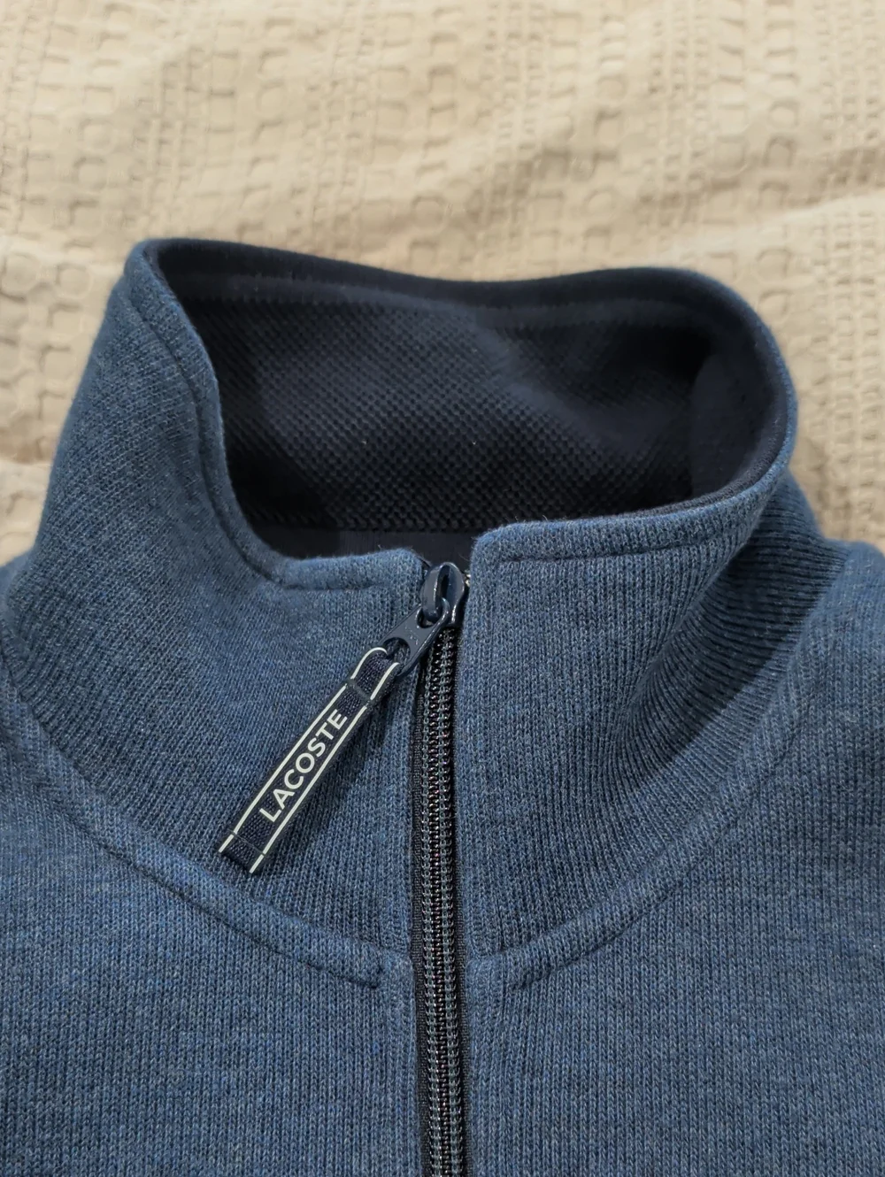 Lacoste Men's Quarter-Zip Sweater - Blue